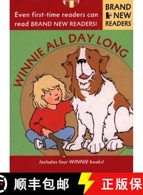 【3-4周达】Winnie All Day Long: Brand New Readers [With 4 - 8 Pages in Slipcase] [9780763607746]