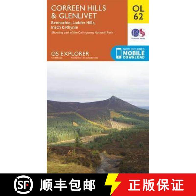 【3-4周达】Correen Hills & Glenlivet, Bennachie & Ladder Hills, Insch & Rhynie [9780319243015]
