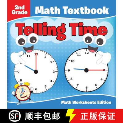 【3-4周达】2nd Grade Math Textbook: Telling Time | Math Worksheets Edition [9781682807958]