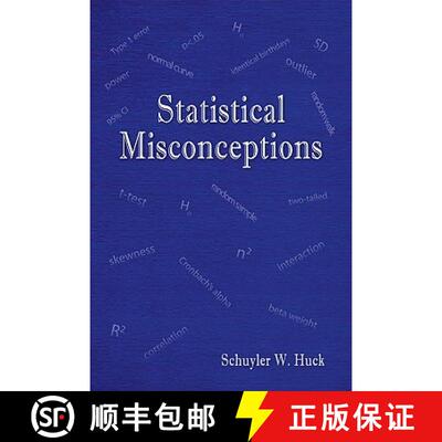 【3-4周达】精装 Statistical Misconceptions [9780805859027]