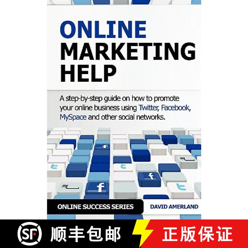 【2-3周达】Online Marketing Help: How to Promote Your Online Business Using Twitter, Facebook, Myspac... [9781844819881]