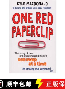 【3-4周达】One Red Paperclip : The story of how one man changed his life one swap at a time [9780091914530]