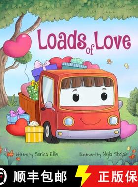 【3-4周达】Loads of Love:  A Valentine's Day Book for Kids ( Cars & Trucks) [9781737264767]