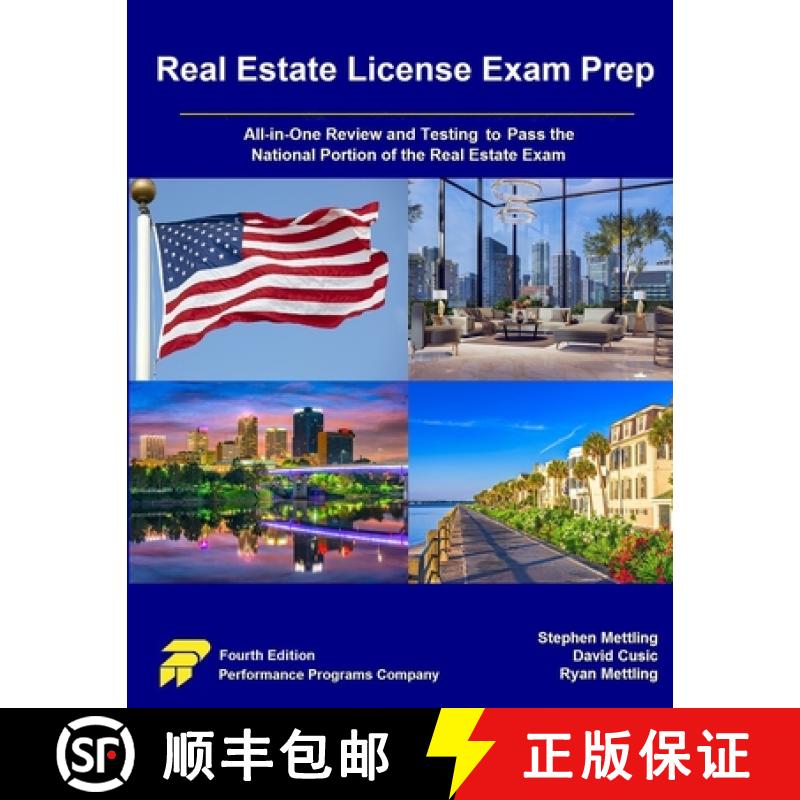 【3-4周达】Real Estate License Exam Prep: All-in-One Review and Testing to Pass the National Portion ... [9781955919364]
