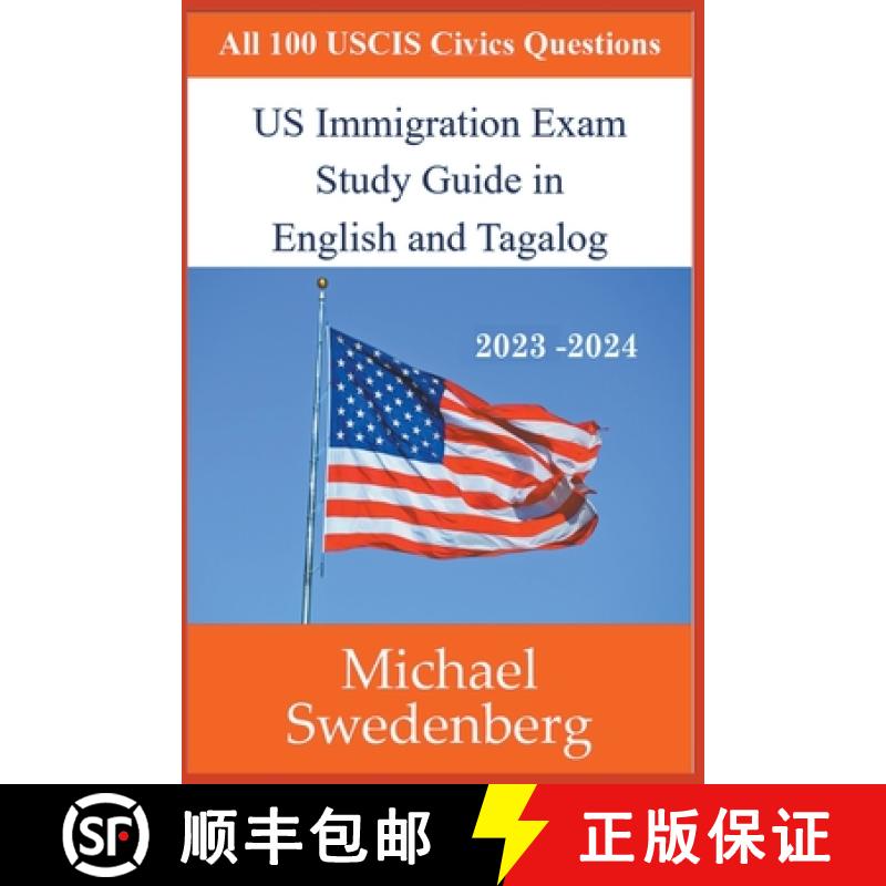 预订 US Immigration Exam Study Guide in English and Tagalog [9798215113769]