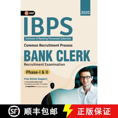 【3-4周达】IBPS Bank Clerk 2020-21 : Guide (Phase I & II) [9789390187584]