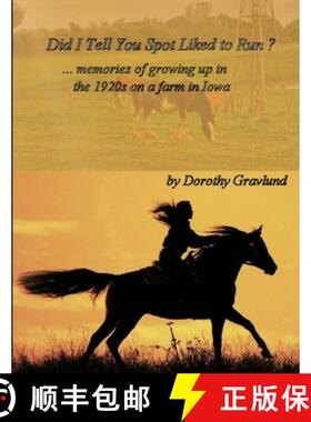 【3-4周达】Did I Tell You Spot Liked to Run ? [9781329600201]