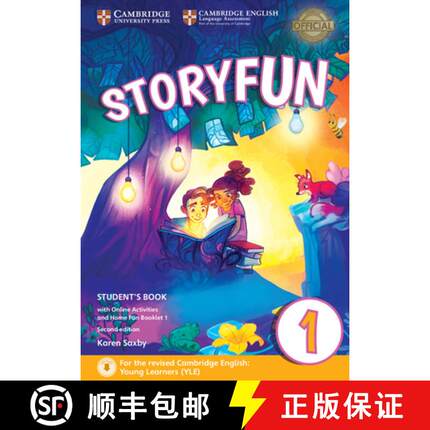 剑桥少儿 Storyfun for Starters Level 1 Student's Book with Online Activities and Home Fun Booklet 1  ... [9781316617014]