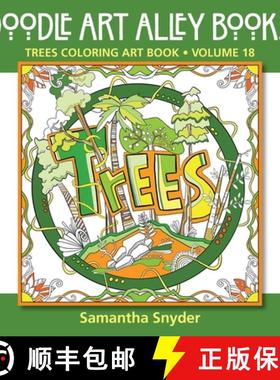 【3-4周达】Trees Coloring Art Book [9781734048322]