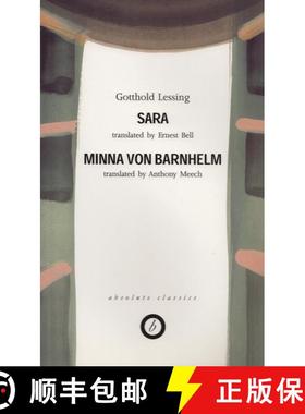 【3-4周达】Sara/Minna Von Barnhelm (Trans. Ernest Bell/Anthony Meech) [9780948230295]