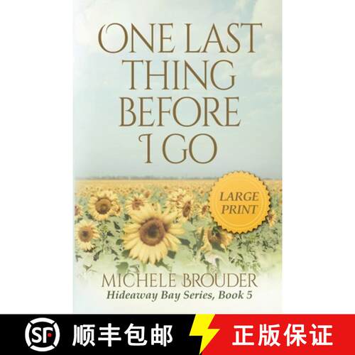 【3-4周达】One Last Thing Before I Go (Large Print) [9781914476204]