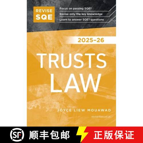 【3-4周达】Revise SQE Trusts Law 2025/26: SQE1 Revision Guide [9781917183536]