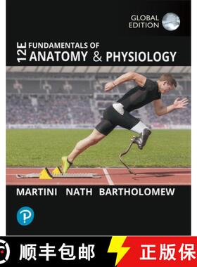 【3-4周达】Fundamentals of Anatomy and Physiology, Global Edition + Mastering A&P with Pearson eText ... [9781292721934]