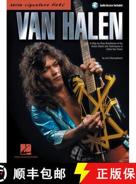 预订 Van Halen - Signature Licks a Step-By-Step Breakdown of the Guitar Styles and Techniques of Eddi... [9781476874371]