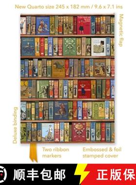 【3-4周达】Bodleian Libraries: High Jinks Bookshelves (Foiled Quarto Journal) [9781804177532]