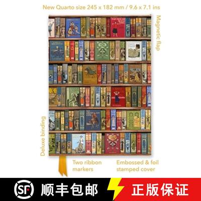 【3-4周达】Bodleian Libraries: High Jinks Bookshelves (Foiled Quarto Journal) [9781804177532]