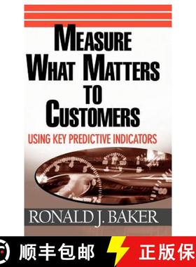 【3-4周达】Measure What Matters To Customers: Using Key Predictive Indicators [Wiley会计] [9780471752943]