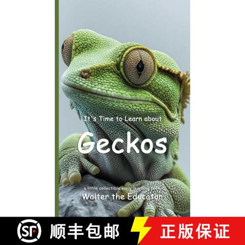 【3-4周达】It's Time to Learn about Geckos [9798349603624]