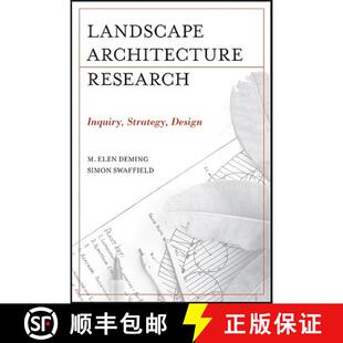 9780470564172 Strategy 4周达 Landscape Architecture Design Inquiry Research Wiley建筑