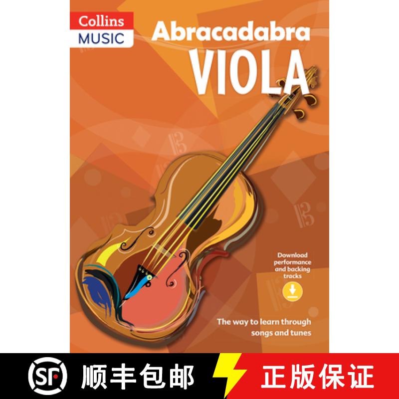 【3-4周达】Abracadabra Viola (Pupil's Book + Download): The Way to Learn Through Songs and Tunes [9781408114582]