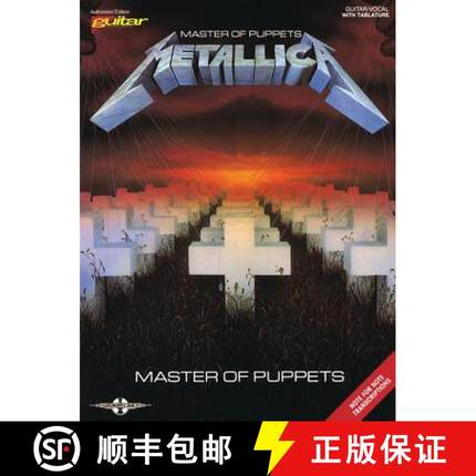 预订 Metallica - Master of Puppets [9780895243584]