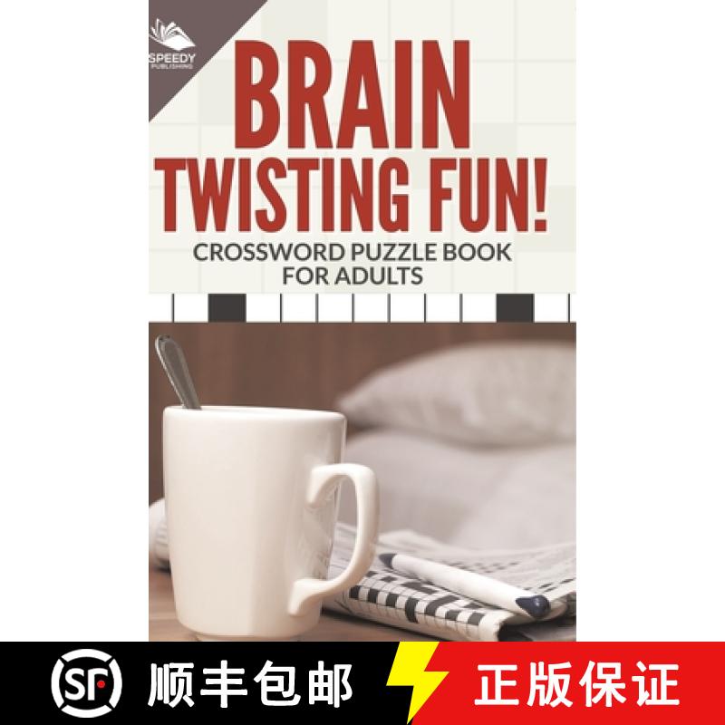 【2-3周达】Brain Twisting Fun! Crossword Puzzle Book For Adults [9798869451743]