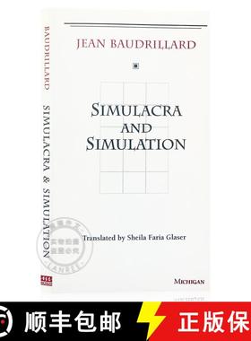 现货 仿象与拟真 Simulacra and Simulation 让·鲍德里亚 [9780472065219]