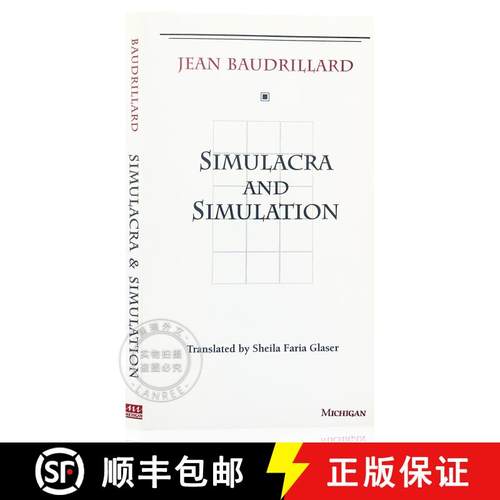 现货 仿象与拟真 Simulacra and Simulation 让·鲍德里亚 [9780472065219]