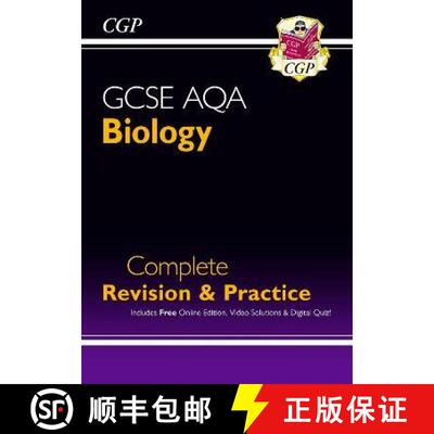 【3-4周达】New GCSE Biology AQA Complete Revision & Practice includes Online Ed, Videos & Quizzes [9781782945833]