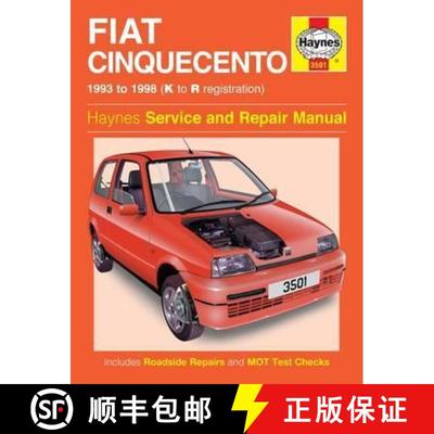 【3-4周达】Fiat Cinquecento Owner's Workshop Manual [9780857336187]