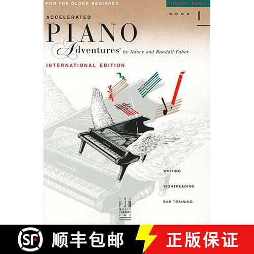 Accelerated Piano Adventures for the Older Beginner - Theory Book 1, International Edition Nancy Fabe... [9781616779504]