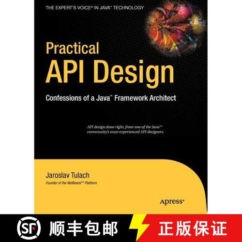 【3-4周达】Practical API Design : Confessions of a Java Framework Architect [9781430243175]