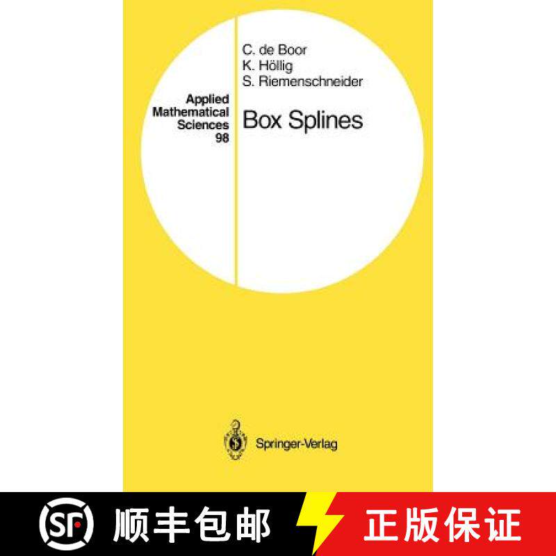 【3-4周达】Box Splines [9780387941011]