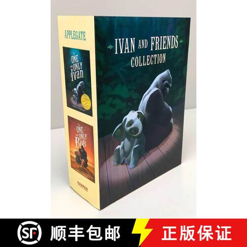 【3-4周达】Ivan & Friends Paperback 2-Book Box Set: The One and Only Ivan, The One and Only Bob [9780063278530]