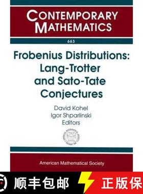 【3-4周达】Frobenius Distributions : Lang-Trotter and Sato-Tate Conjectures [9781470419479]