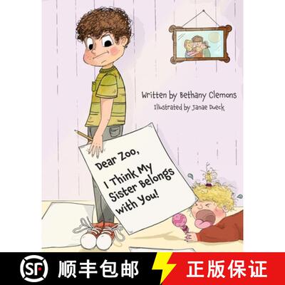 【3-4周达】Dear Zoo, I Think My Sister Belongs with You! [9780578914749]