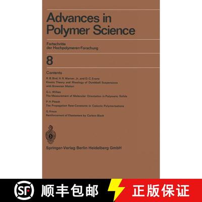 【3-4周达】Advances in Polymer Science: Fortschritte der Hochpolymeren-Forschung (Softcover reprint o... [9783662155981]