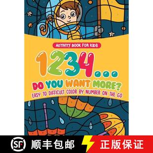 Kids.1 Color Want You 4周达 th... More? for Activity Difficult Book Number Easy 4...Do 9781541947702