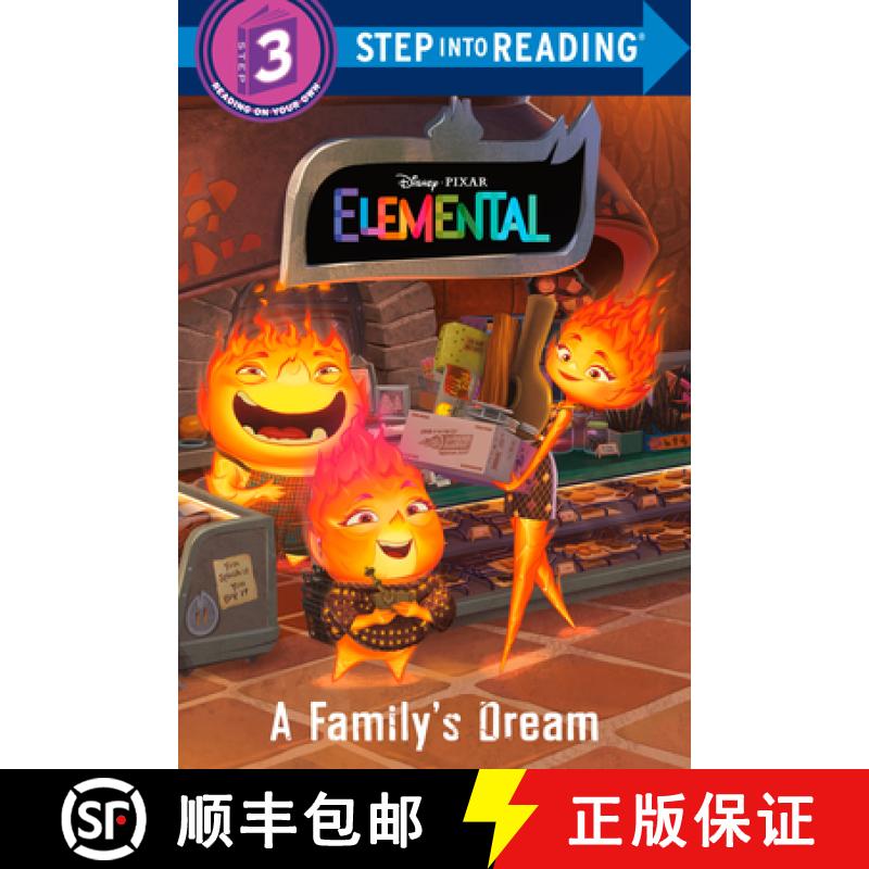 【3-4周达】Disney/Pixar Elemental Step Into Reading, Step 3 [9780736490375]