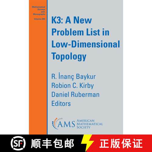 【3-4周达】A New Problem List in Low-Dimensional Topology [9781470484330]