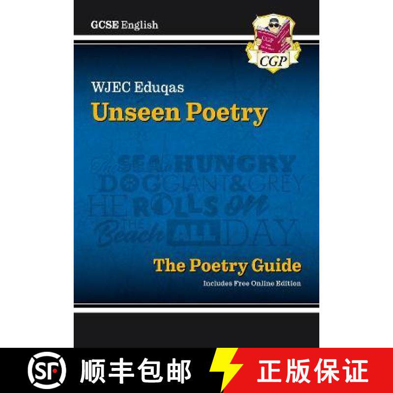 【3-4周达】New GCSE English WJEC Eduqas Unseen Poetry Guide includes Online Edition [9781782943655]