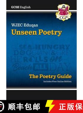 【3-4周达】New GCSE English WJEC Eduqas Unseen Poetry Guide includes Online Edition [9781782943655]