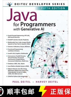 【3-4周达】Java for Programmers: With Generative AI [9780137574735]