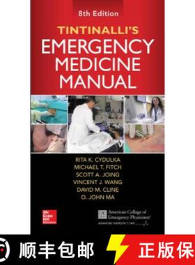 【3-4周达】Tintinalli's Emergency Medicine Manual, Eighth Edition [9780071837026]
