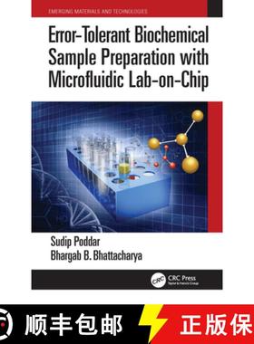 【3-4周达】Error-Tolerant Biochemical Sample Preparation with Microfluidic Lab-on-Chip [9781032113852]