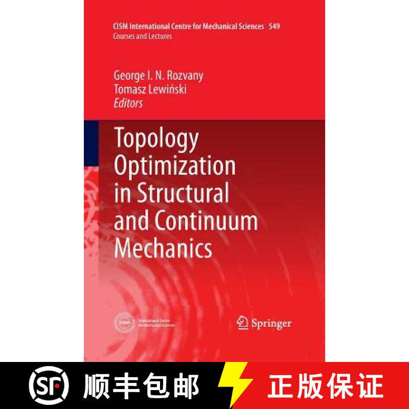 【3-4周达】Topology Optimization in Structural and Continuum Mechanics [9783709116982]