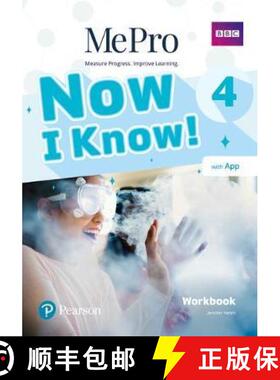 【3-4周达】Now I Know MePro Level 4 Workbook with App [9781292299792]