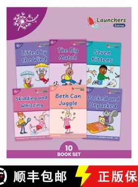 【3-4周达】Phonic Books Dandelion Launchers Extras Stages 16-20: Simple Two-Syllable Words and Suffixes [9780593847138]