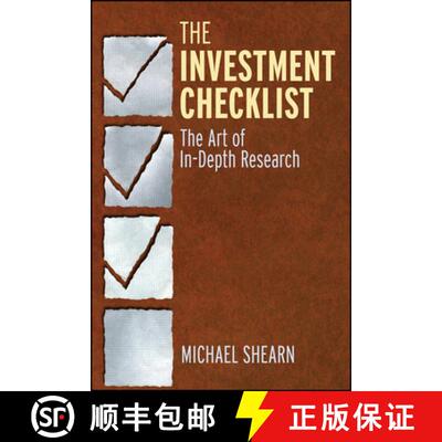 【3-4周达】The Investment Checklist: The Art of In-Depth Research [9781394377978]