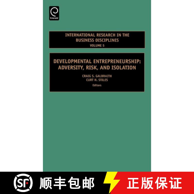 【3-4周达】Developmental Entrepreneurship: Adversity, Risk, and Isolation [9780762313587]